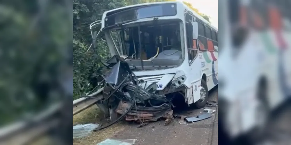 Ônibus com trabalhadores seguia sentido Coronel Vivida