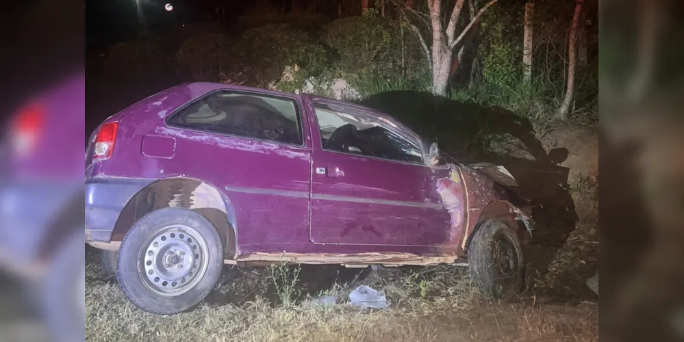 Acidente aconteceu na noite dessa quinta-feira (25)