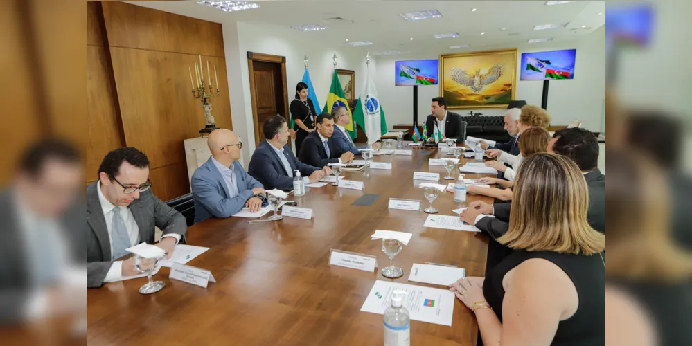 Ratinho Junior apresentou os potenciais do Paraná na produção de alimentos, sendo o segundo o maior produtor de grãos e o principal produtor de proteína animal do Brasil.