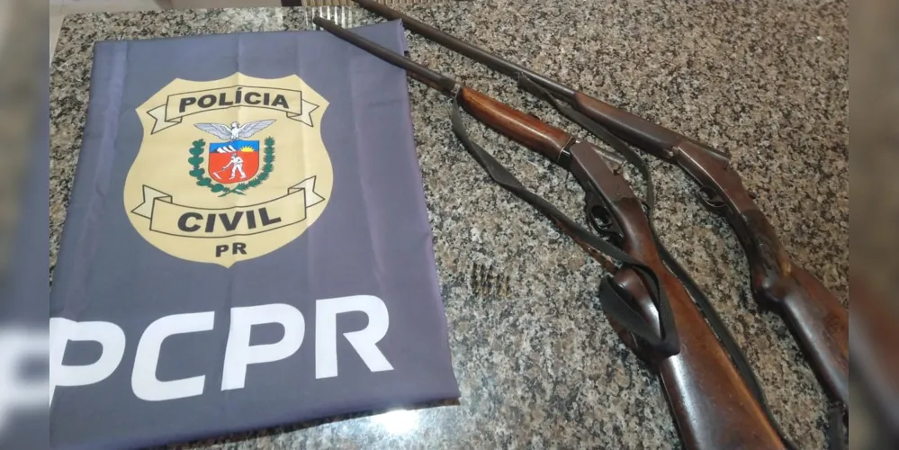 Material apreendido foi levado para a Delegacia de Irati