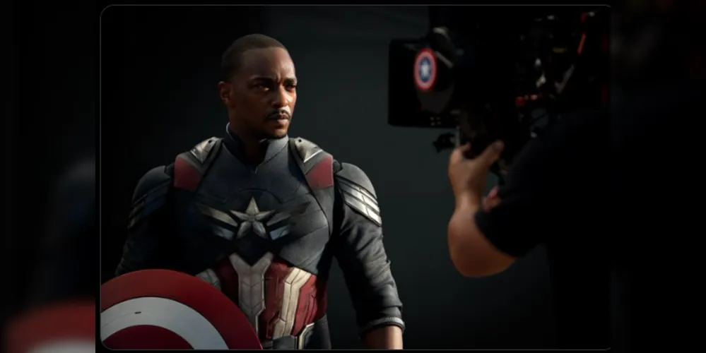 Anthony Mackie, o novo Capitão América da Marvel, postou uma nova foto com mais detalhes de seu traje.