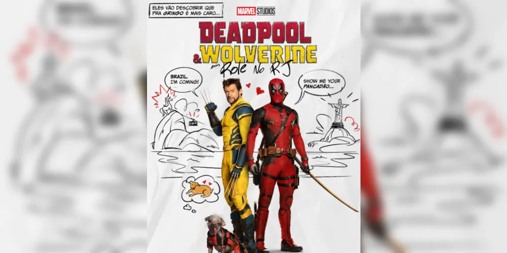 Deadpool & Wolverine tem estreia marcada no Brasil para 25 de julho.