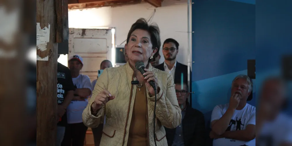 Elizabeth discursou na solenidade que marcou a assinatura do termo