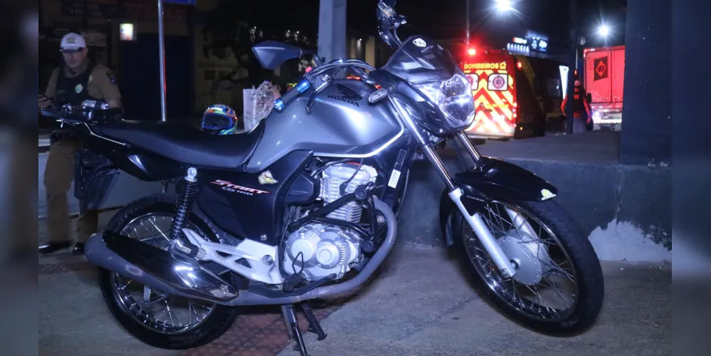 Motociclista foi levado para o Hospital São Camilo