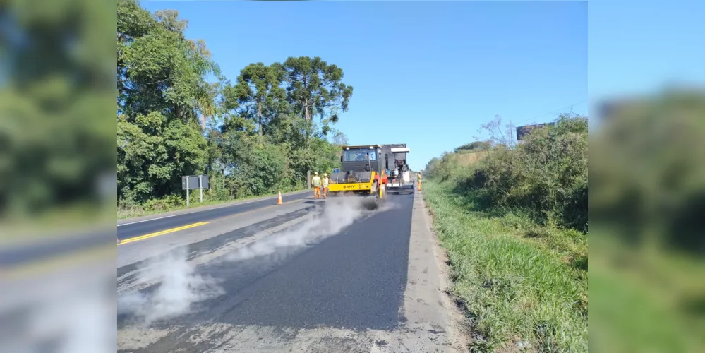 A concessionária Via Araucária recomenda aos usuários o respeito rigoroso da sinalização em trechos de obras.