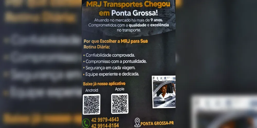 Imagem ilustrativa da imagem MRJ lança app de transporte em PG e dá R$ 5 de desconto