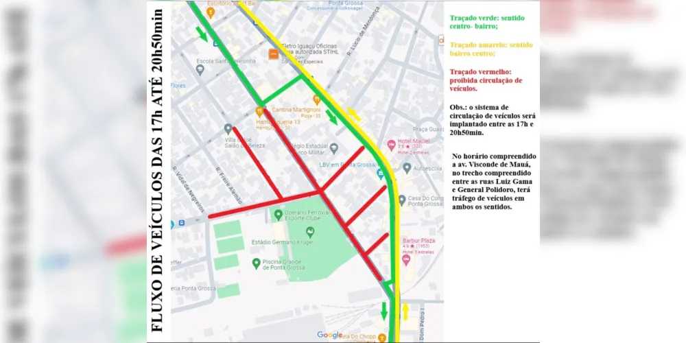 A partir das 17h de sexta-feira, as ruas no entorno do estádio serão fechadas.