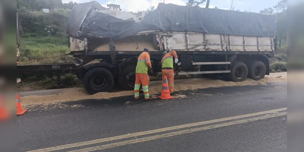 Acidente aconteceu nessa segunda-feira (20), em Arapoti