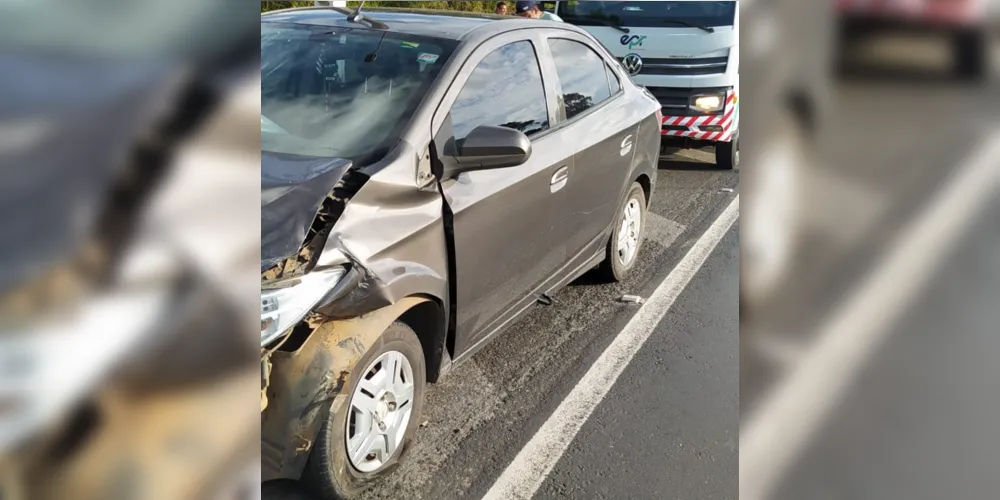 Acidente aconteceu na tarde dessa quinta-feira (16)
