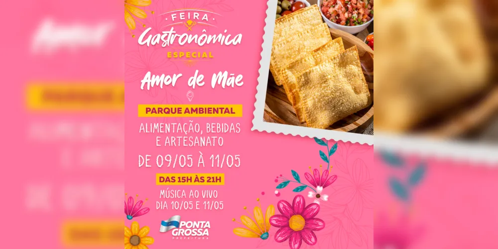 Imagem ilustrativa da imagem Feira Gastronômica celebra o Dia das Mães em edição especial