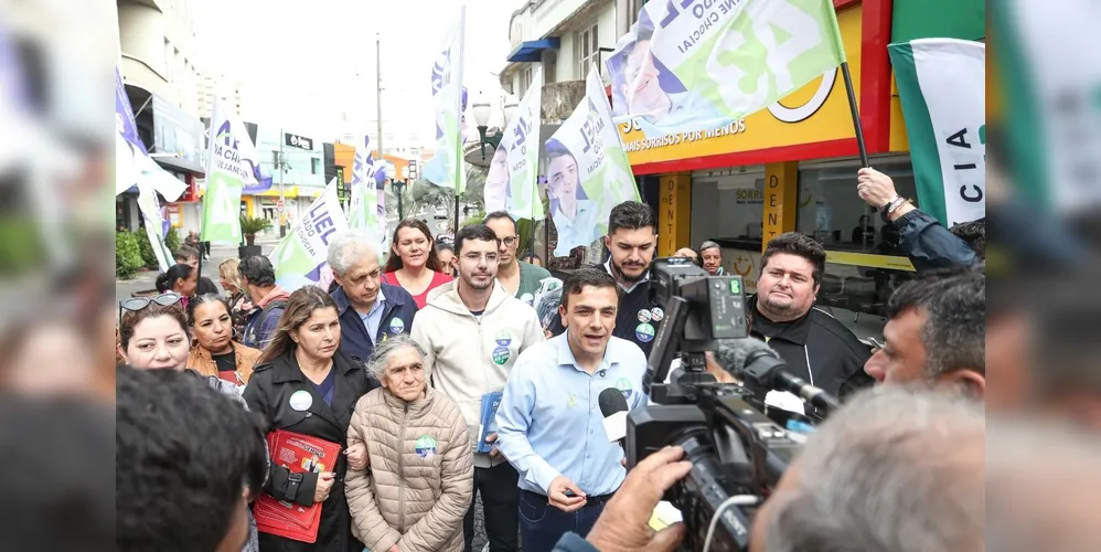 Aliel Machado (PV) tem fortalecido presença em meio aos eleitores