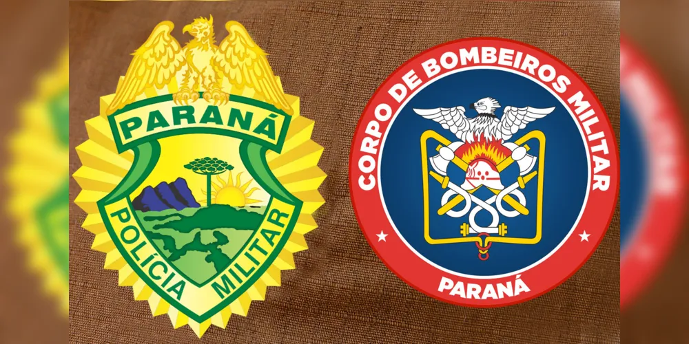 Escudo da Polícia Militar e do Corpo de Bombeiros