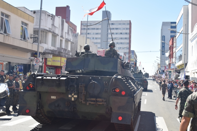 Este ano, o desfile do Exército Brasileiro ontará com participação 528 militares.