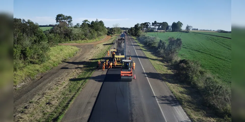 Nos primeiros seis meses, a Via Araucária realizou diversas obras de manutenção e melhoria nos trechos administrados.