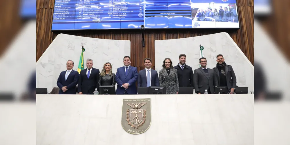 A nova Mesa Executiva da Assembleia para o biênio 2025-2027