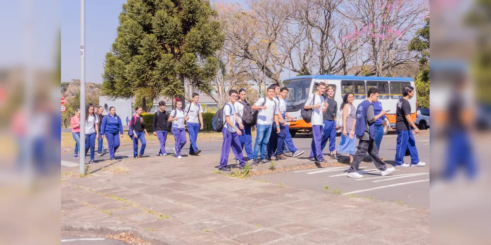 Desde cedo Já era possível perceber a movimentação no campus.