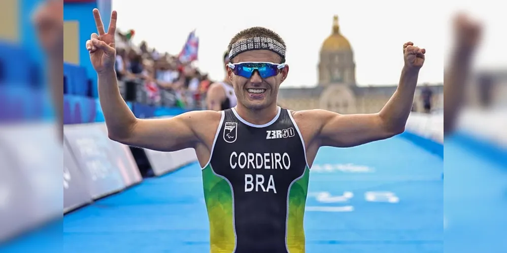 Curitibano de 27 anos, Ronan Nunes Cordeiro conquistou nesta segunda-feira a primeira medalha brasileira do triatlo paralímpico da história