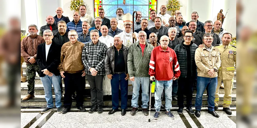 Os veteranos também acompanharam a celebração.