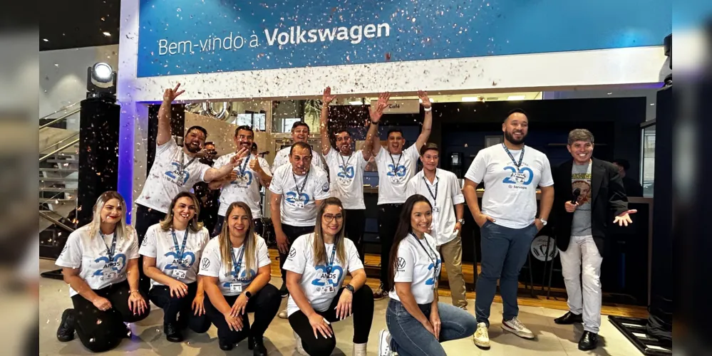 Servopa Volkswagen celebra 20 anos em PG com grande festa