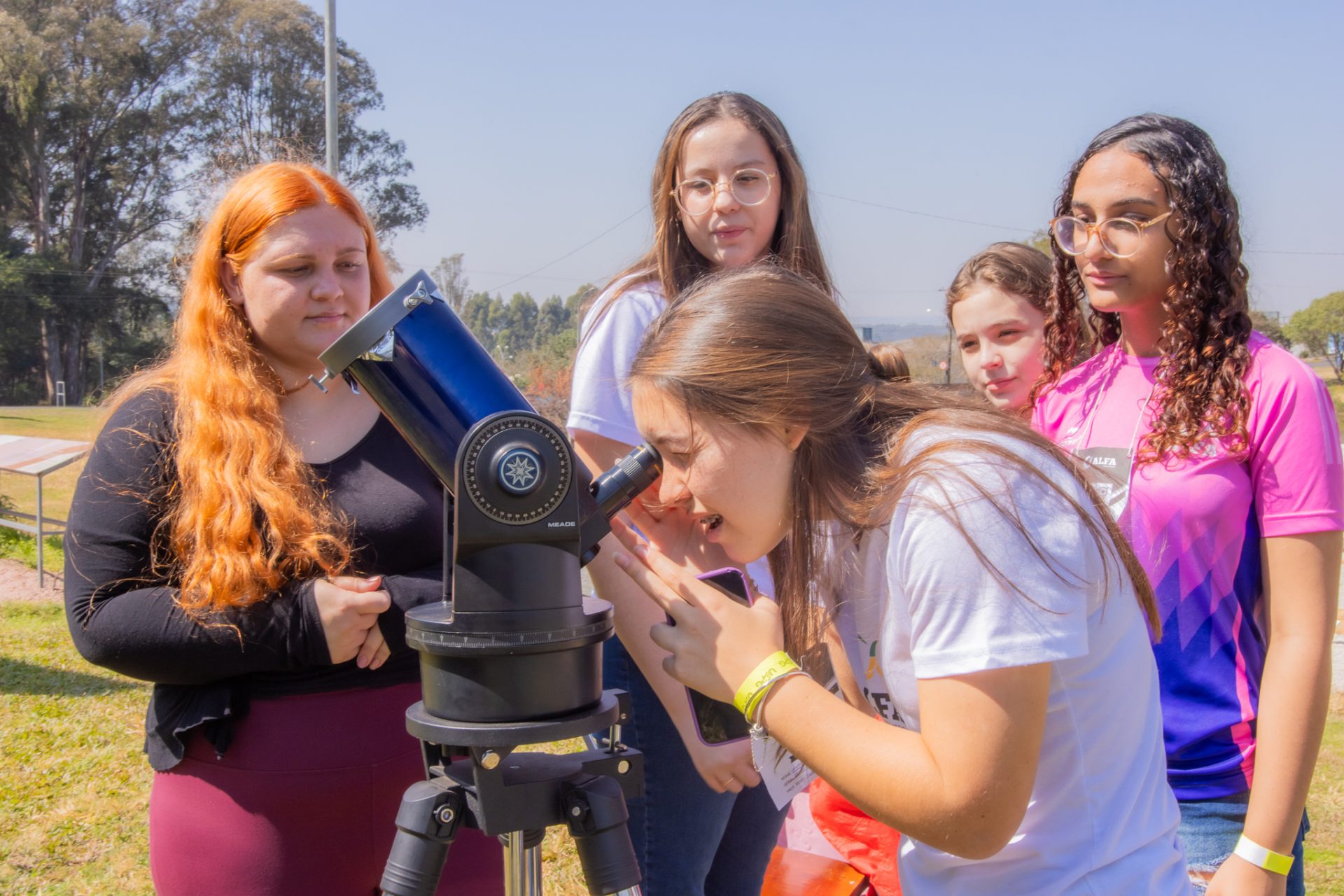 Para alguns, foi a primeira visita em um campus universitário.