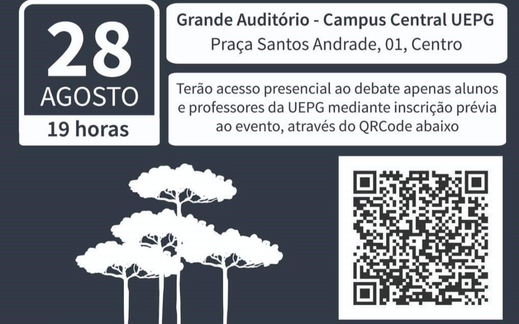 QRCODE para acesso a inscrição no debate