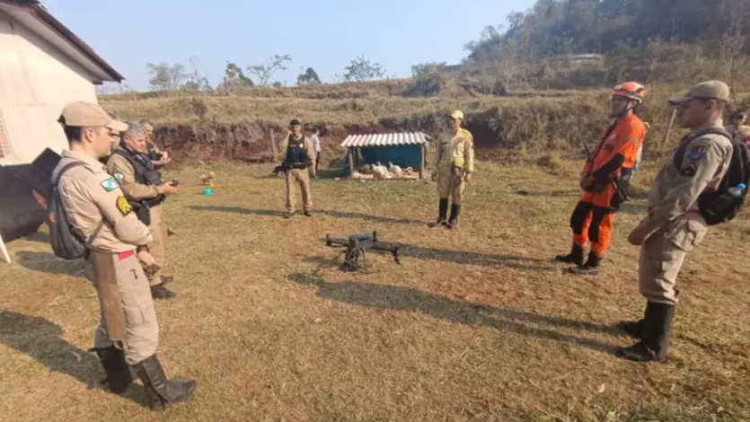 Polícia Militar utilizou drones para localizar o menino