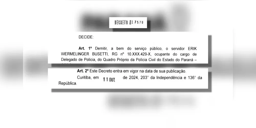 Decreto foi publicado nesta sexta-feira