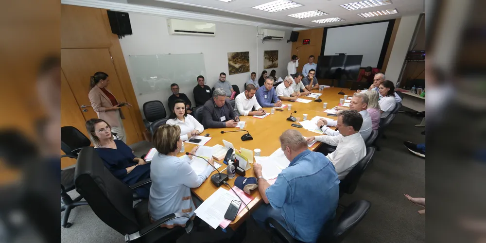 O Consórcio Intermunicipal Samu Campos Gerais (CimSamu) reuniu prefeitos da região.