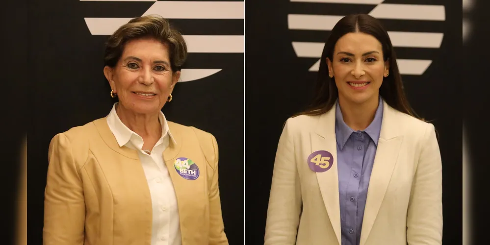 Elizabeth Schmidt (União) e Mabel Canto (PSDB) estarão frente a frente, no debate do Grupo aRede