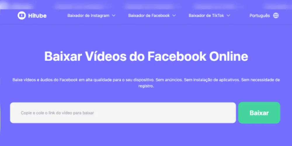 Imagem ilustrativa da imagem Hitube: o melhor downloader de vídeos do Facebook grátis