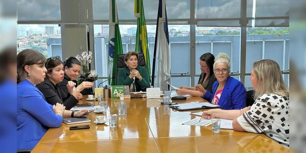 Elizabeth Schmidt se reuniu com a direção do  Instituto Nacional de Desenvolvimento Social e Humano