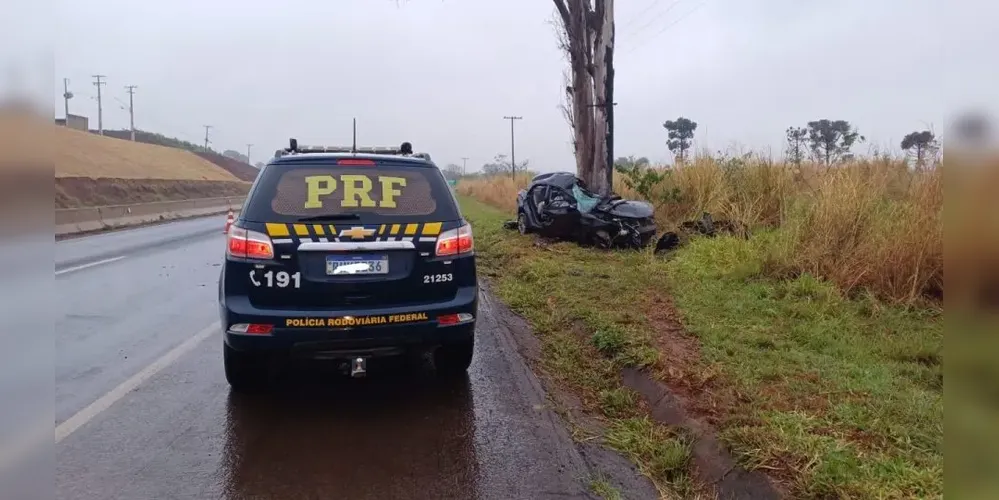 Acidente aconteceu no km 95 da BR-369, em Cornélio Procópio, norte do Paraná