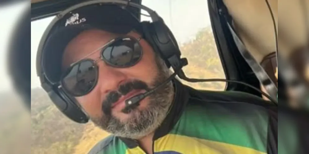 Piloto Fernando André Ferreira morreu após queda de helicóptero em MG