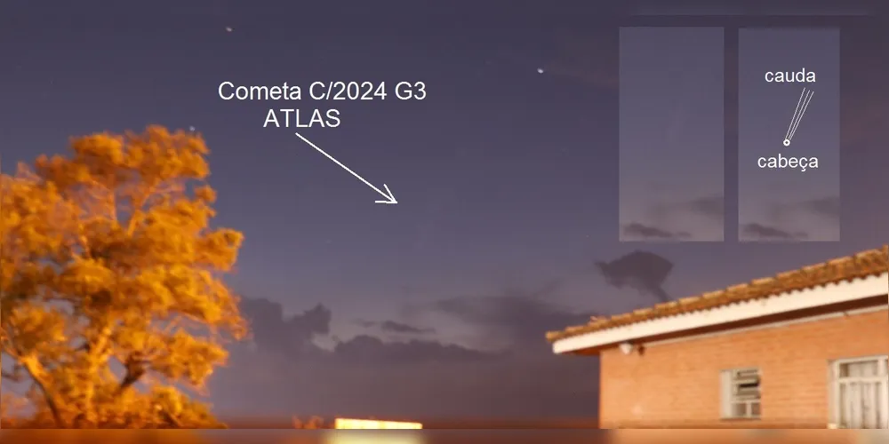 Cometa encontra-se a cerca de 160 milhões de quilômetros da Terra