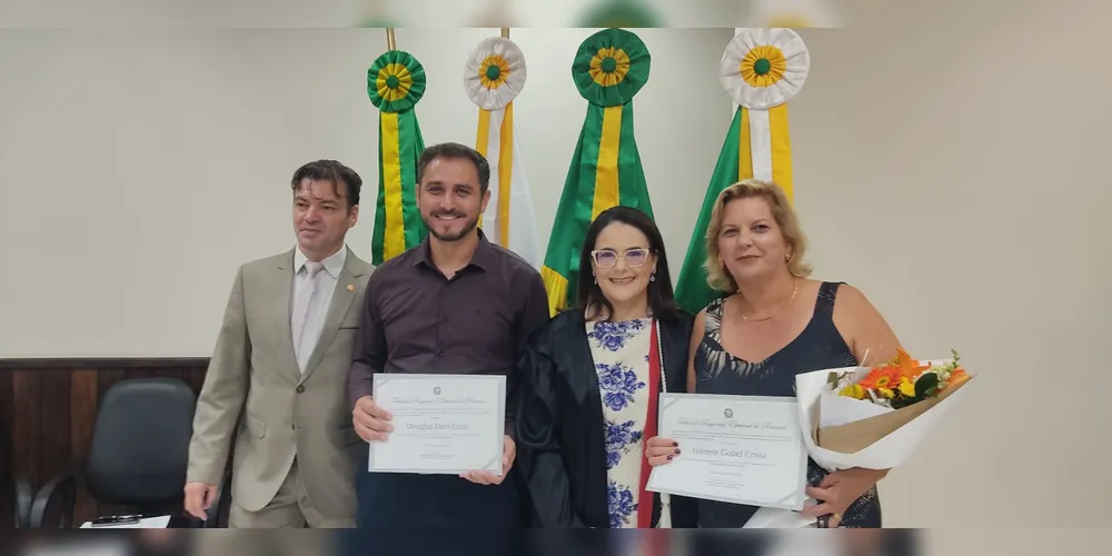 Douglas e sua vice Ivonete Costa estão habilitados para assumirem seus respectivos cargos.