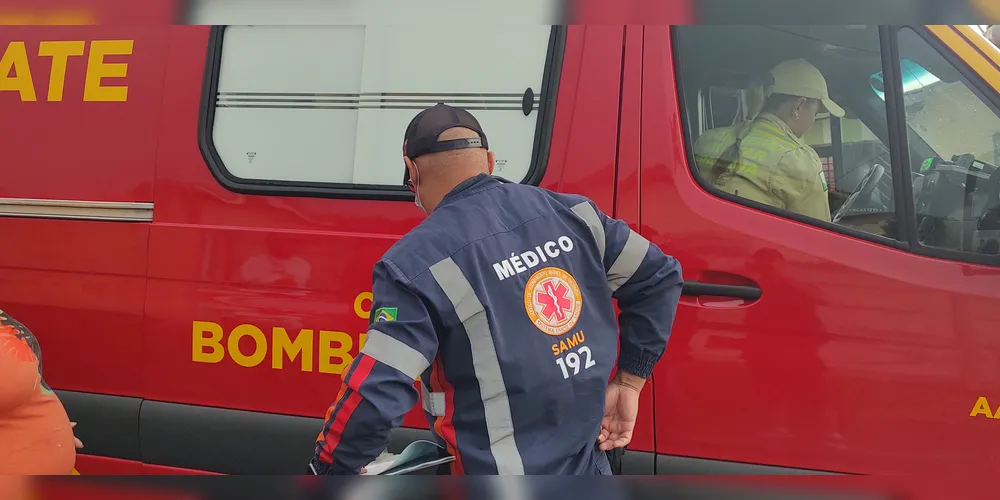 Equipes do Samu e do Siate foram acionadas para atender a ocorrência.