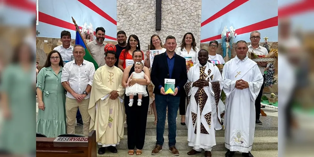 Missa aconteceu nesta quarta-feira (1º) em Rio Azul.