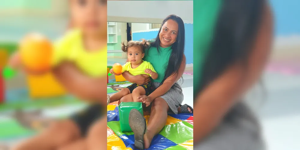 Tatiane Cristina dos Santos, mãe da pequena Antonela, ressaltou a estrutura.