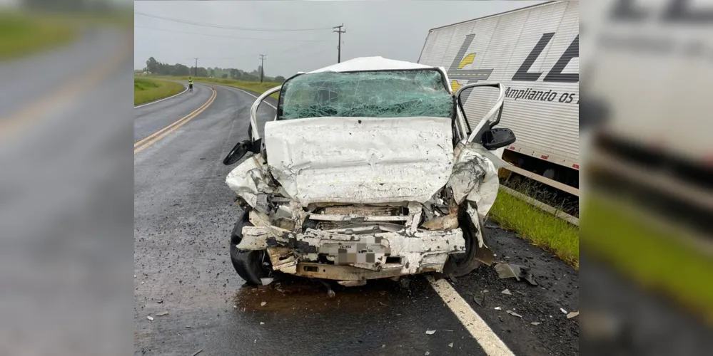 Acidente aconteceu no trecho Piraí do Sul a Ventania, nos Campos Gerais