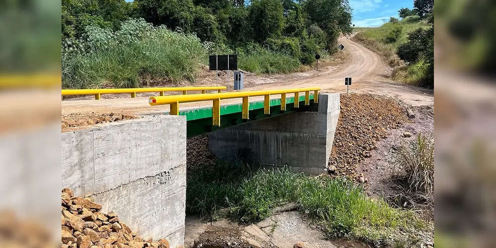 Com aço e concreto, a região conta com uma passagem resistente e duradoura.