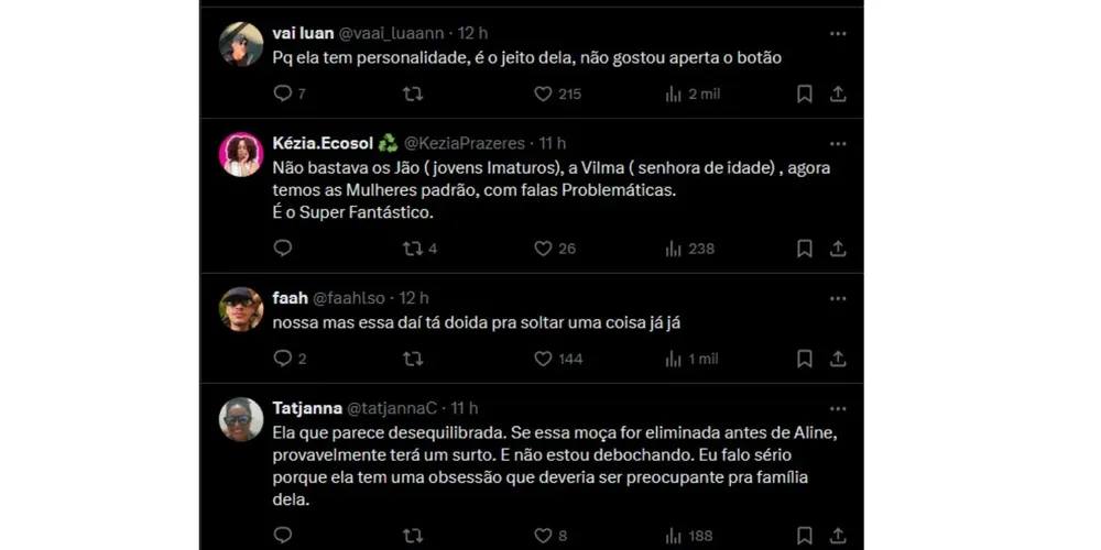 Eva foi detonada na web