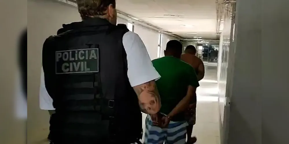 Suspeito foi preso e possui antecedentes criminais