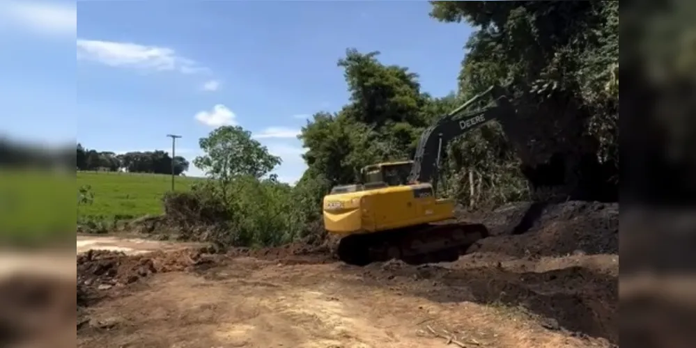 As obras acontecem na região do Areião.