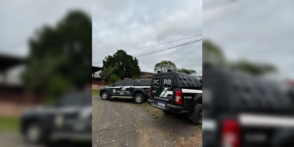 Polícia no local do ocorrido