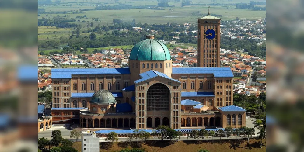 Santuário Nacional de Aparecida, em Aparecida do Norte