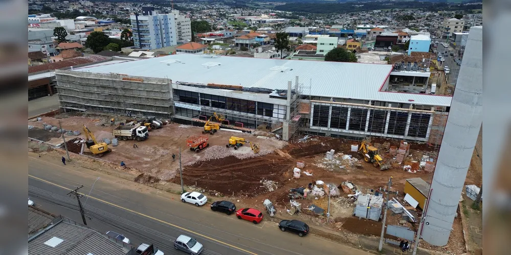 Imagens mostram avanço das obras da nova unidade