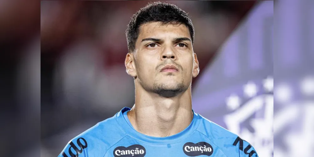Gabriel Brazão, goleiro titular do Santos FC