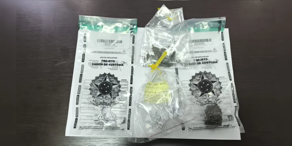 Drogas apreendidas pela ação conjunta