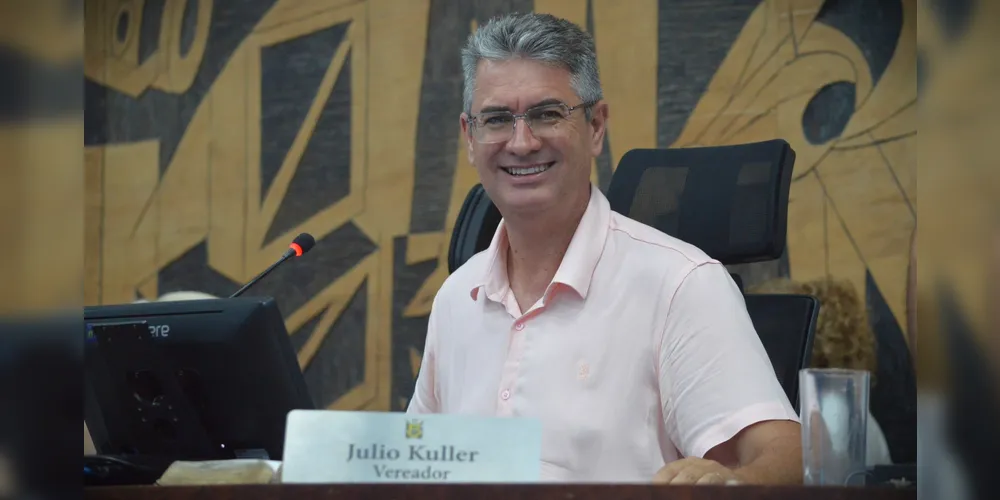 Julio Küller, presidente da Câmara de Vereadores