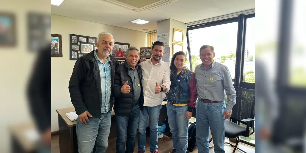 Ary Mattos em reunião com o deputado estadual Arilson Chiorato